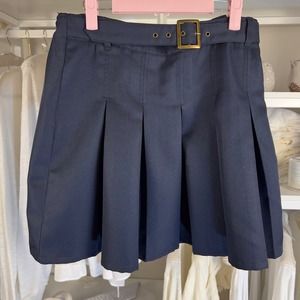 French toast girl's sz. 16 dark blue pleated skort. summer, uniform #2199